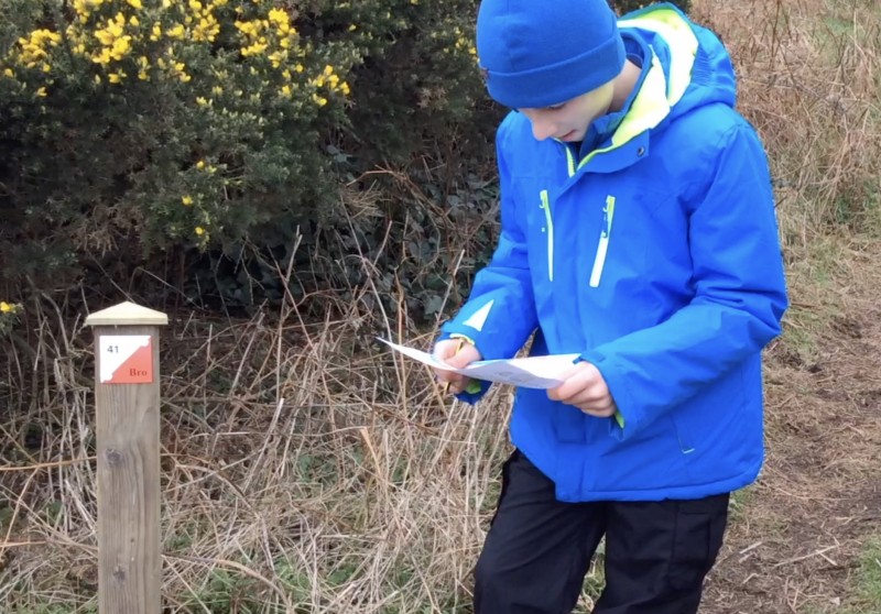 Permant Orienteering Marker use on Bradda Head